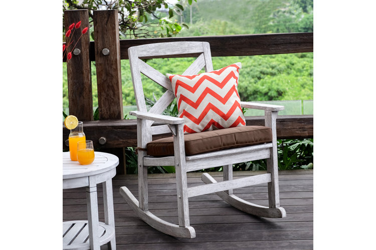 Top 15 Outdoor Wood Patio Rocking Chairs Gliders in 2023 Wayfair